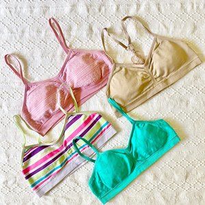 4 Girls Training Bras - Butterflies, Racerback